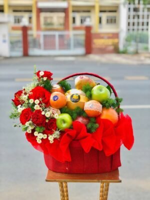 Giỏ trái cây nhập khẩu hoa tươi